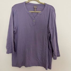 Chicos light purple blouse